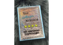 Stickdatei ITH - Postkarte Kollegin abzugeben